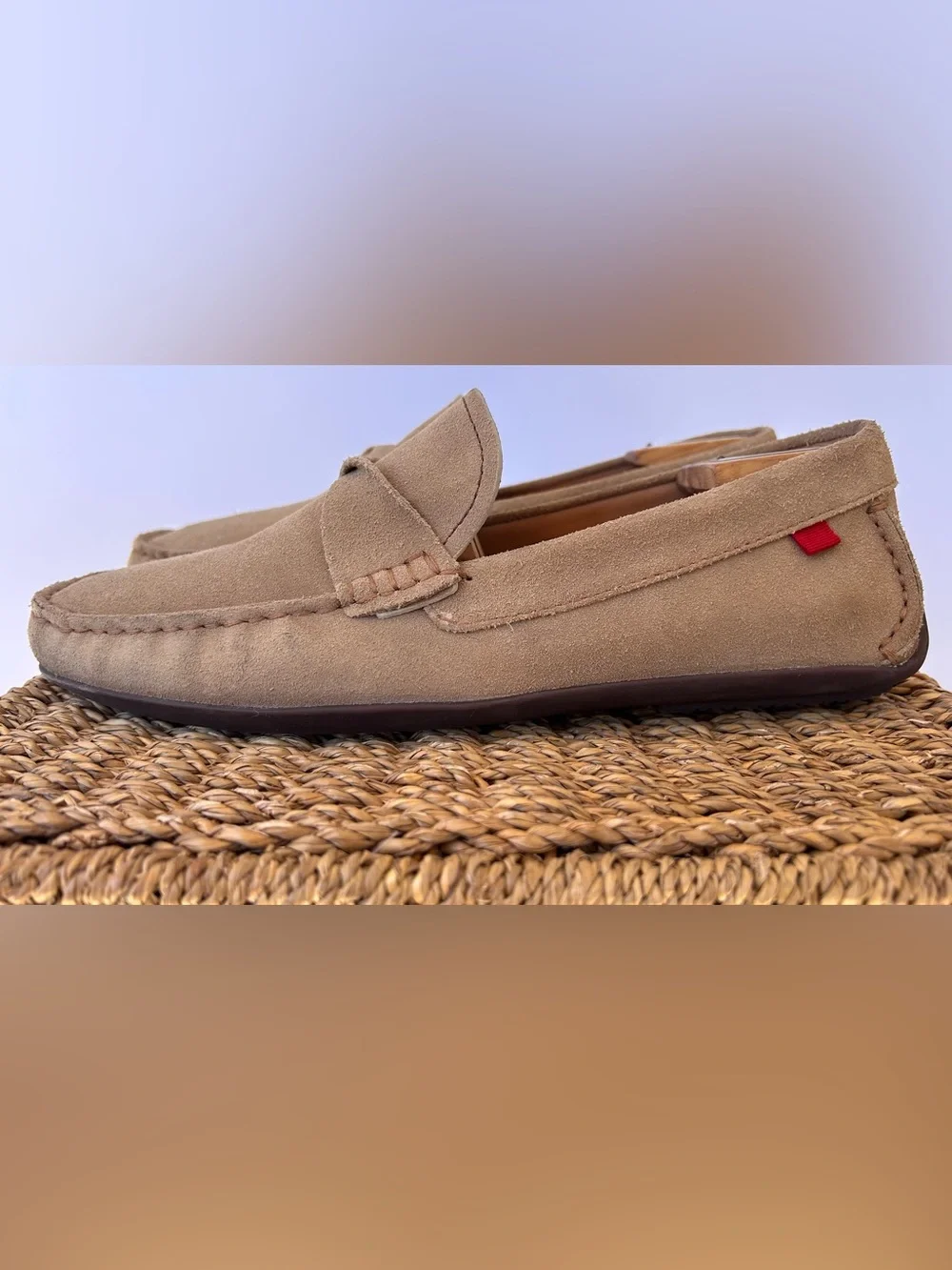 Marc Joseph Men’s Plymouth Street Suede Driving Loafers Size 9‎